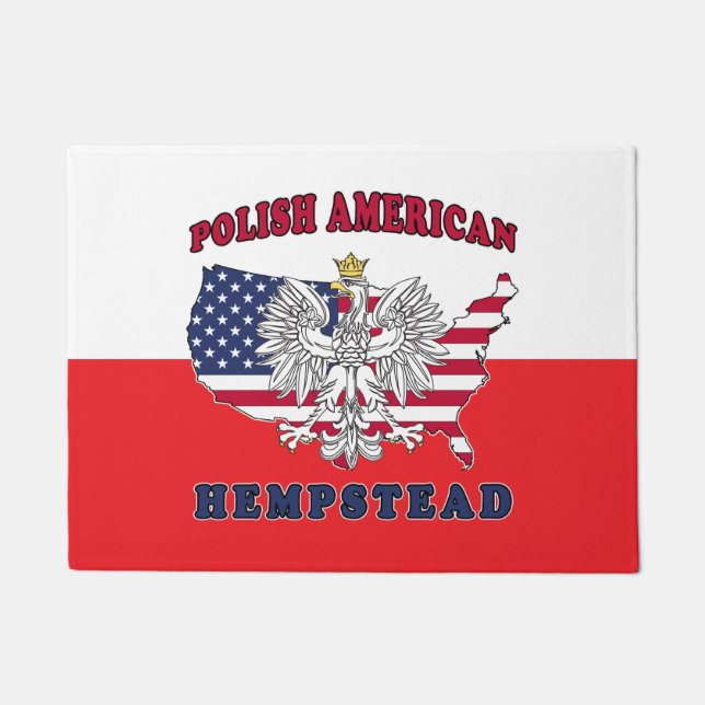 Felpudo Hempstead Texas Polaco Americano (Anverso)
