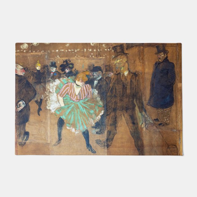 Felpudo Henri de Toulouse-Lautrec - Danza en la Roque (Anverso)