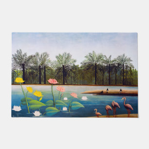 Felpudo Henri Rousseau - Los flamencos