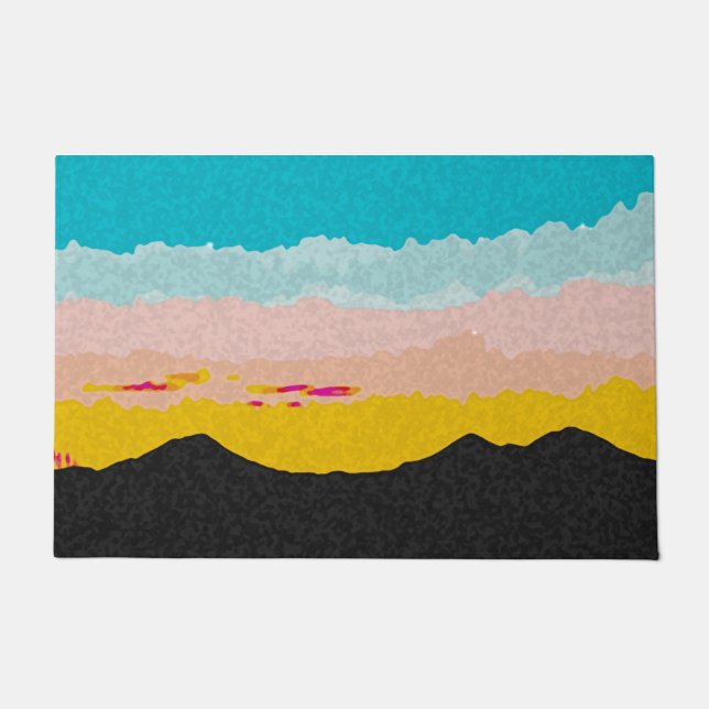 Felpudo Hermanas al atardecer (Anverso)