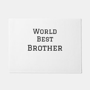 Felpudo Hermano mejor del mundo agregar nombre texto depor