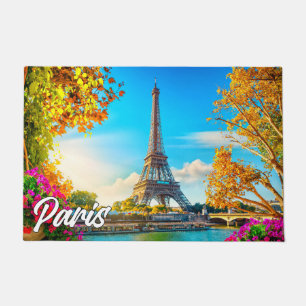 Felpudo Hermosa París, Francia Torre Eiffel