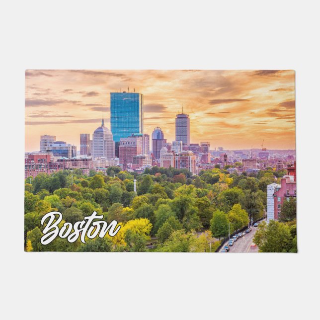 Felpudo Hermoso Boston, Massachusetts, Estados Unidos (Anverso)