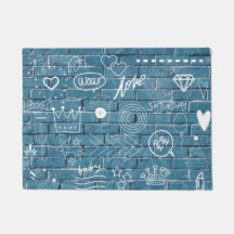 Hermoso graffiti en pared caligrafía verde