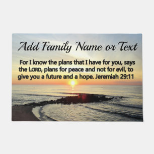 FELPUDO HERMOSO JEREMIAH PERSONALIZADO 29:11 SUNRISE