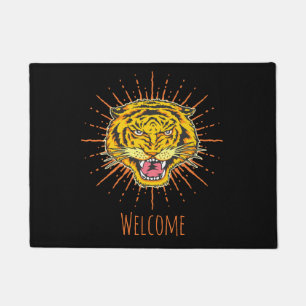 Felpudo Hermoso personalizable de tigre