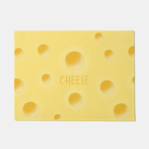 Felpudo Hermoso queso suizo Personalizable