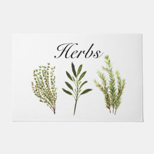 Felpudo Hierbas acuáticas Plantas de salvia de romero timo