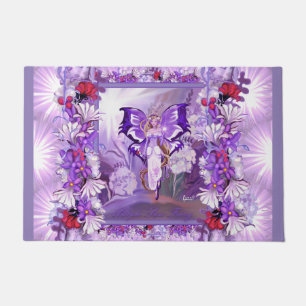 Felpudo Himno morado