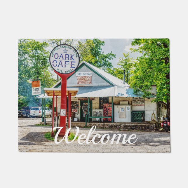 Felpudo Histórico Oark General Store Welcome Doormat (Anverso)