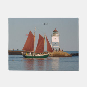 Felpudo Hjordis y Grand Marais Tapón de puerta ligera