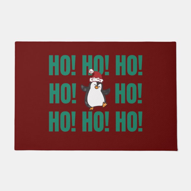 Felpudo Ho Ho Ho Snowman (Anverso)