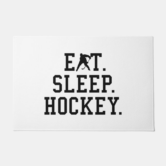 Felpudo Hockey sobre césped para dormir - Amantes del hock (Anverso)
