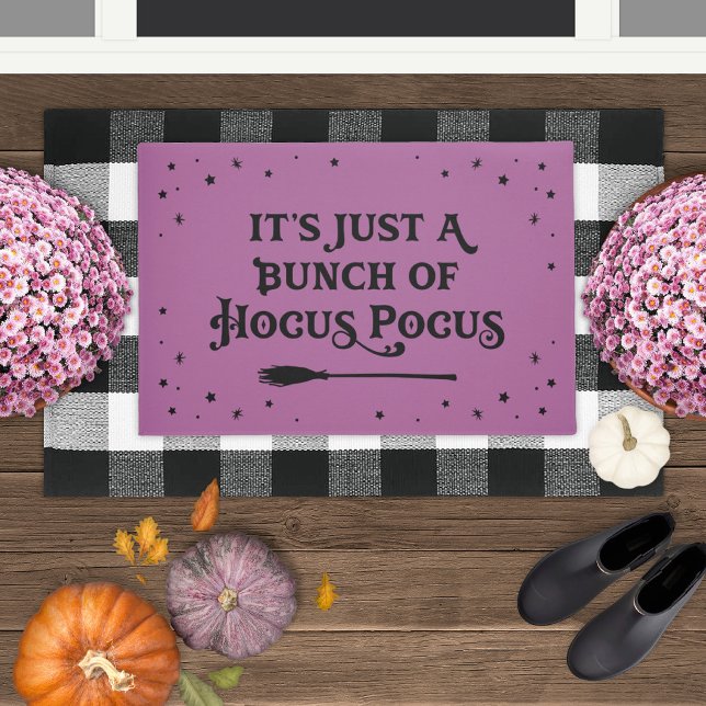 Felpudo Hocus Pocus Purple Halloween (Subido por el creador)