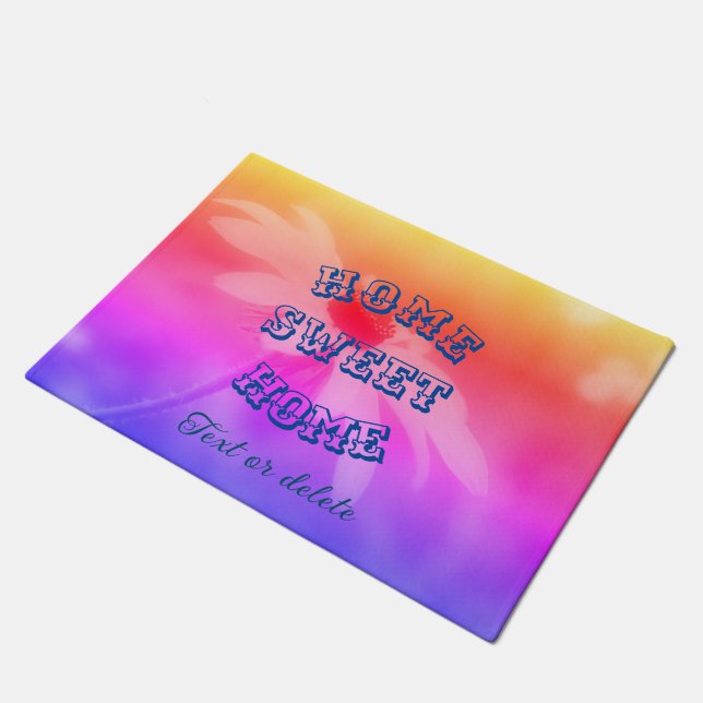 Felpudo Hogar Daisy Flower Personalizado (Angular)