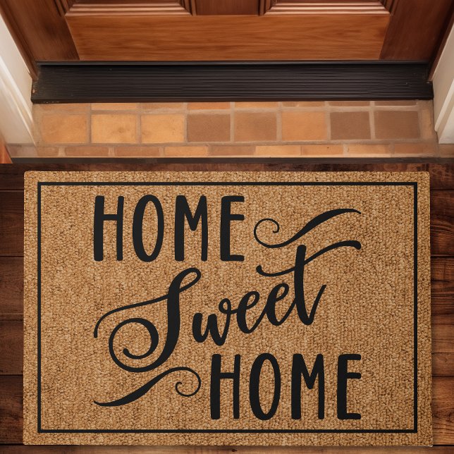 Felpudo Hogar Dulce Hogar Familia Personalizado Moderna (Subido por el creador)