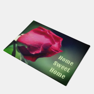 Felpudo Hogar Dulce Hogar Flor Rosebud