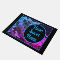 Hogar Dulce Hogar Lacecap Hydrangea Flor Doormat