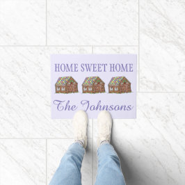 Felpudo Hogar Sweet Home Candy Navidades Gingerbread House