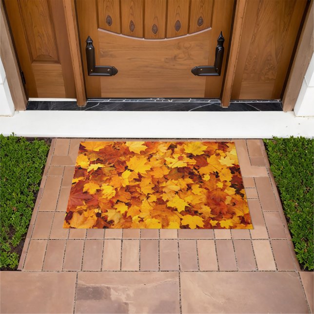 Felpudo Hojas de arce de otoño (Exterior)