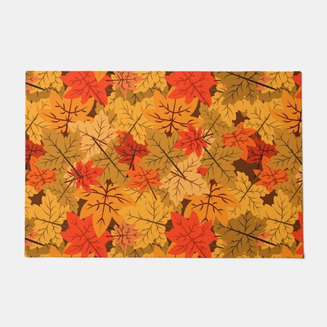 Felpudo Hojas de arce de otoño (Anverso)