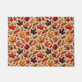 Felpudo Hojas de otoño coloridas