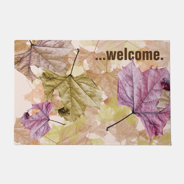 Felpudo "hojas en caída" camuflaje de otoño DOOR MAT (Anverso)