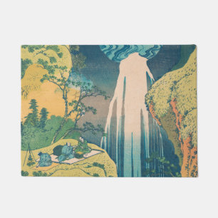 Felpudo Hokusai Amida cae cascada
