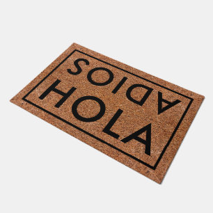 Felpudo Hola Adios Español Welcome Coir