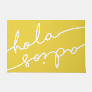 Felpudo Hola Adios Tipografía Española - Elige Tu Color