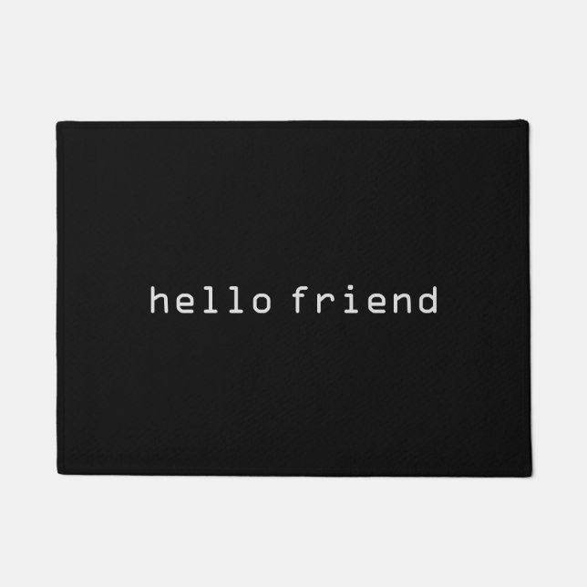 Felpudo Hola amigo Door Mat (Anverso)