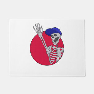 Felpudo Hola amigos Guay y Funny Skeleton