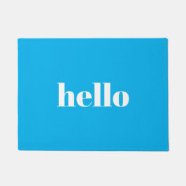 Felpudo Hola Blue Welcome Mat