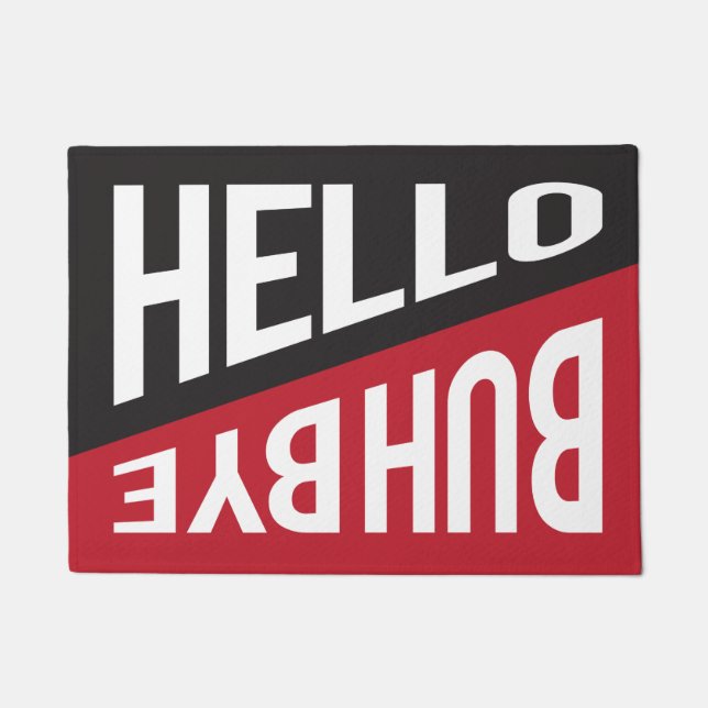 Felpudo Hola / Buh Bye... Próximas y próximas (Anverso)