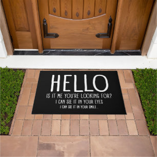 Felpudo Hola divertido doormat
