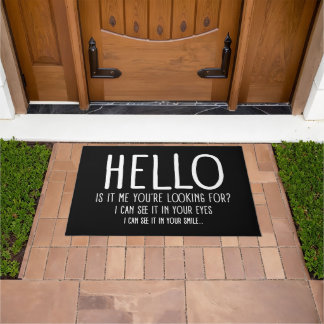 Felpudo Hola divertido doormat