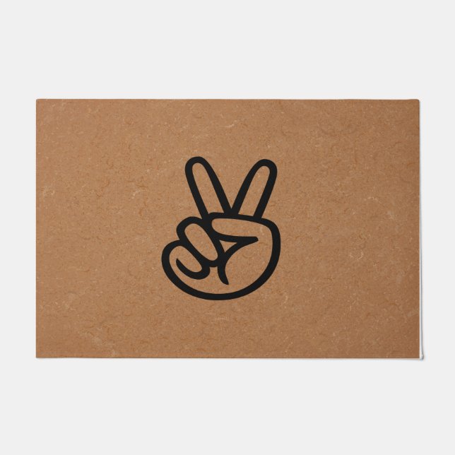 Felpudo Hola Doormat Welcoming Mat, Personalizado (Anverso)