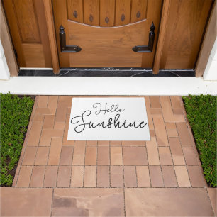 Felpudo Hola sunshine hogar doormat casa porche de saludo