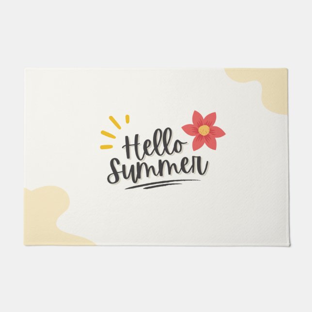 FELPUDO HOLA VERANO (Anverso)