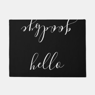 Felpudo Hola y adiós Doormat
