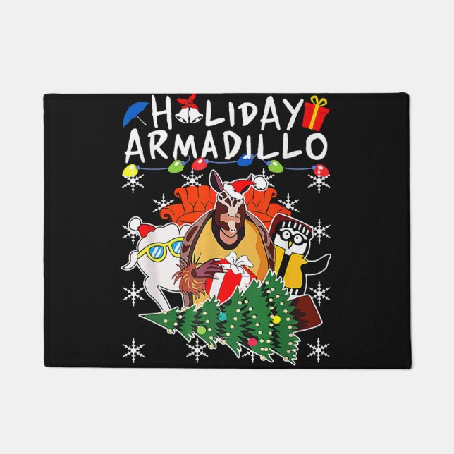 Felpudo Holiday Armadillo Premium (Anverso)