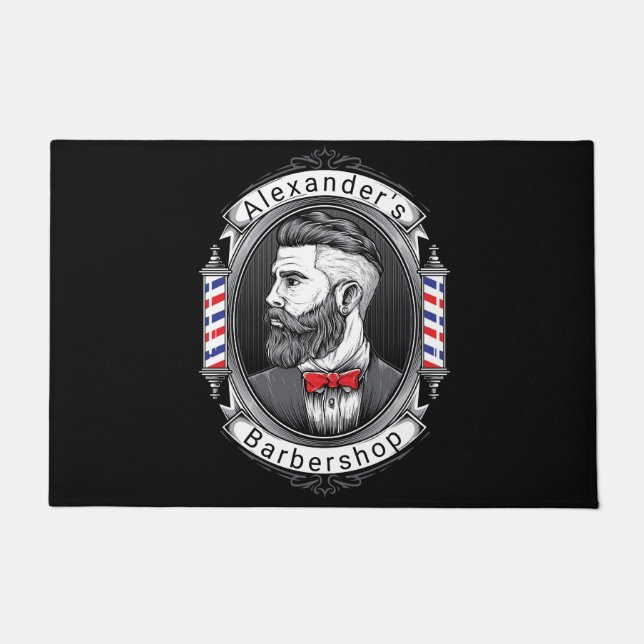 Felpudo Hombre elegante con barba (Anverso)