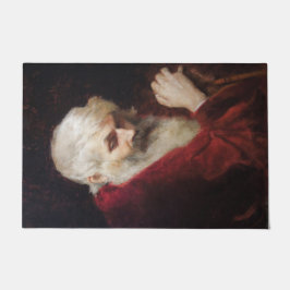 Felpudo Hombre mayor en un abrigo rojo (Santa Claus) (Navi