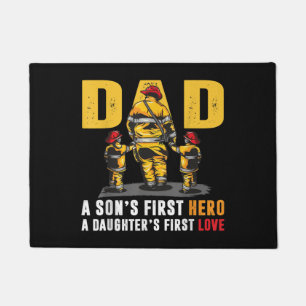 Felpudo Hombres Papá Hijos Primeras Hijas Héroes Primero E