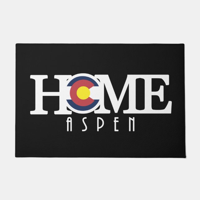 Felpudo HOME Aspen Colorado (Anverso)