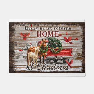 Felpudo Home Christmas Doormat – Festive Welcome Mat for F