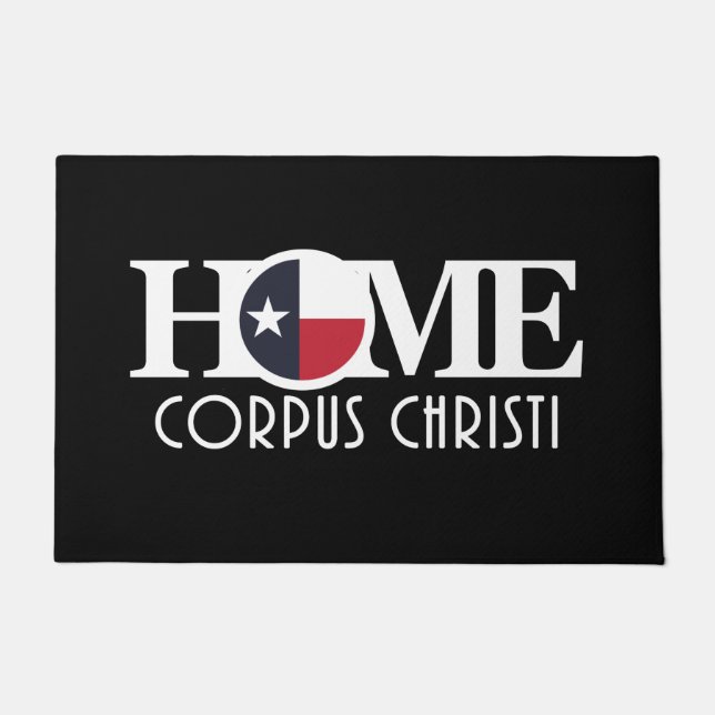 Felpudo HOME Corpus Christi Texas (Anverso)