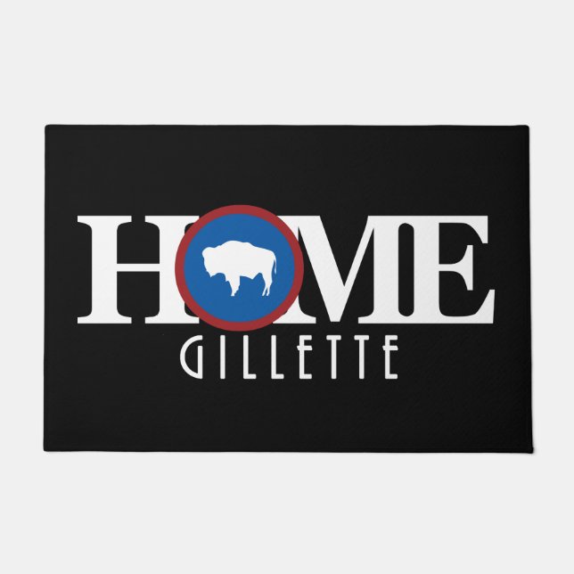 Felpudo HOME Gillette Wyoming (Anverso)