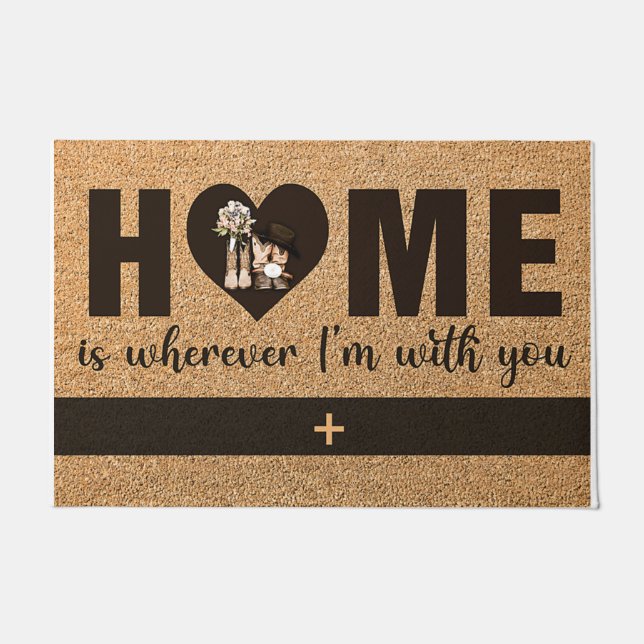 Felpudo Home Is Wherever I'm With You (Anverso)