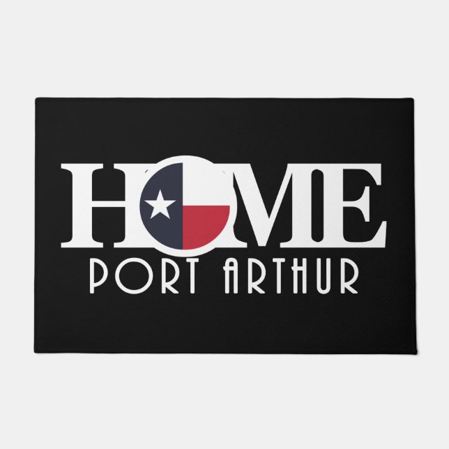 Felpudo HOME Port Arthur, Texas (Anverso)